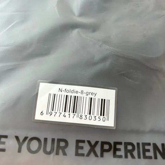 NWT! Foldie Travel Bag Gray 40L - Picture 3 of 7